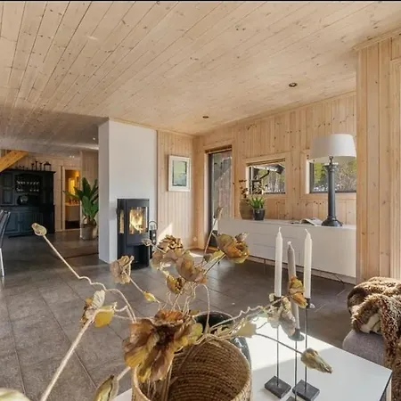 Family By The River In Hovden Bykle